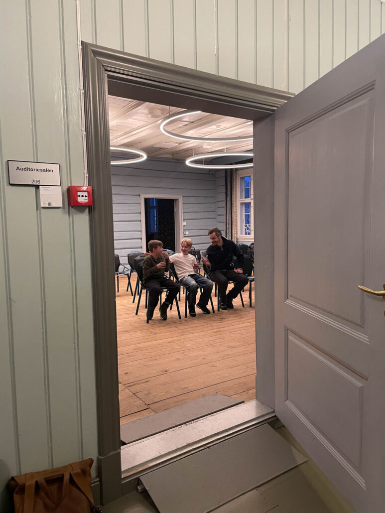 Innspillingsdag med Viggo Venn